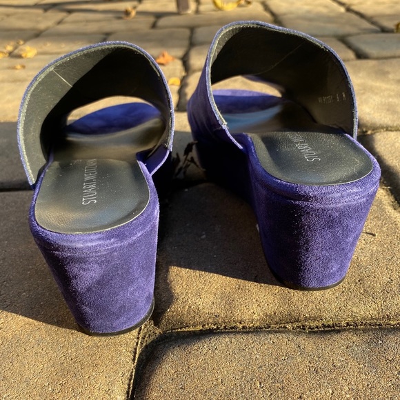 NWT Stuart Weitzman Mule Train Suede Wedge - Picture 9 of 11